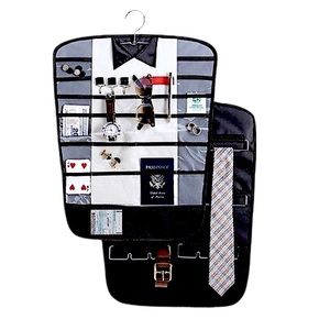 Men’s Travel Organizer Hanging Tie Rack